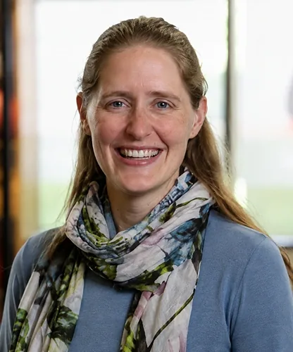 Portrait of Rachel Michalek, office manager